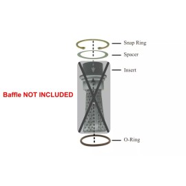 Coffman's Exhaust Replacement Snap Ring, Spacer, and O-Ring