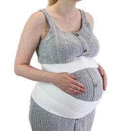 SOLACE BRACING Comfort+ Maternity Belt (8 Sizes) - British Made & NHS Supplied Breathable Pregnancy Bump Support - #1 Brace for Back, Pelvic & Sacroiliac Pain - Ideal Belly Band at All Stages - Size 1