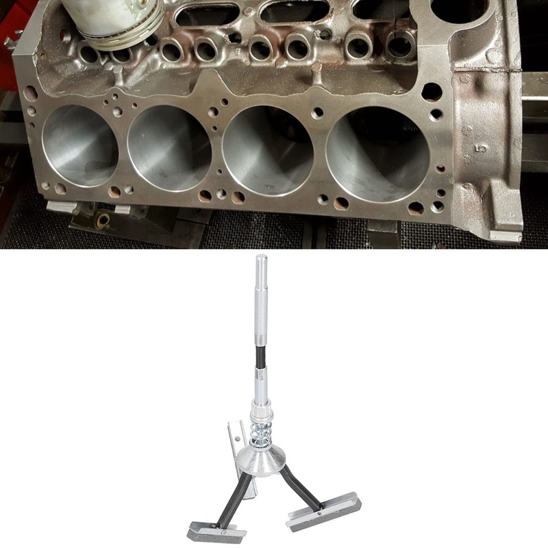 Akozon Engine Deglazer, 32-90mm/1.26in-3.54in 3 Jaw Adjustable Engine Cylinder Hone