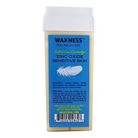 Waxness Wax Necessities Zinc Oxide Sensitive Skin Soft Wax Cartridge 3.38 oz 100 g