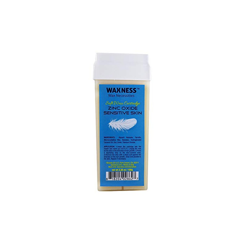 Waxness Wax Necessities Zinc Oxide Sensitive Skin Soft Wax Cartridge
