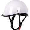 Yesmotor Motorcycle Helmet Half Shell Hawk Style Helmets Compact Lightweight