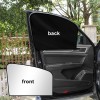 mingo-tech 4pcs Car Magnetic Side Front & Rear Window Sun