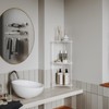 Aquiver Acrylic Standing Shower Caddy - Triangle Shower Organizer Stand