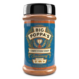 Big Poppa's Competition Stash Seasoning – Gluten Free Spice Seasoning Mix – Pork Seasoning, Chicken Seasoning and even Vegetable Seasoning for Cooking - Spice Seasoning to Unleash BBQ Mastery (12 Oz)