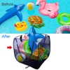 PAMISO Mesh Pool Toy Storage Bin, Large 30"x30"x27" Net Pool