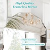 Pregaspor Single Beveled Edge Bathroom Vanity Mirror, 30" x 36"