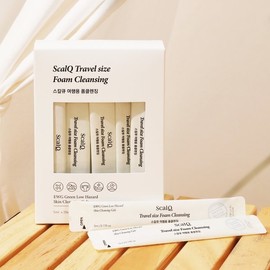 ScalQ 온가족 사용 여행용 일회용 약산성 폼클렌징 5ml 20개입 Family Travel Disposable Mild Acid Foam Cleansing 5ml 20 Pieces