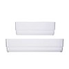 LilGift ARAD 2 Pieces Clear Vanity & Drawer Organizer, Acrylic