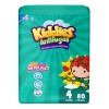 Pañales Kiddies Antifugas Talla 4 G Unisex 80 Piezas Género