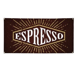 genetic/unbranded Vinyl Banner Multiple Sizes Espresso Outdoor Advertising Printing B Outdoor - 60x144inches