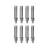 Stainless Steel Bolts, Anchors, Silver, Set of 8, M8 x