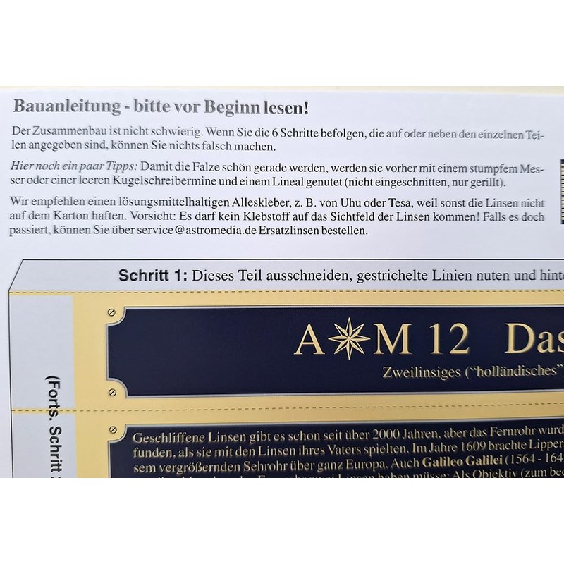 AstroMedia Galileo Telescope Kit