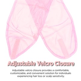 DONNA COLLECTION PREMIUM SATIN WRAP Silk Hair Wrap for Sleeping Head Wrap for Women, 1PC PINK COLOR