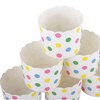Webake Large Paper Baking Cup, 6oz Disposable Cupcake Muffin Cases,