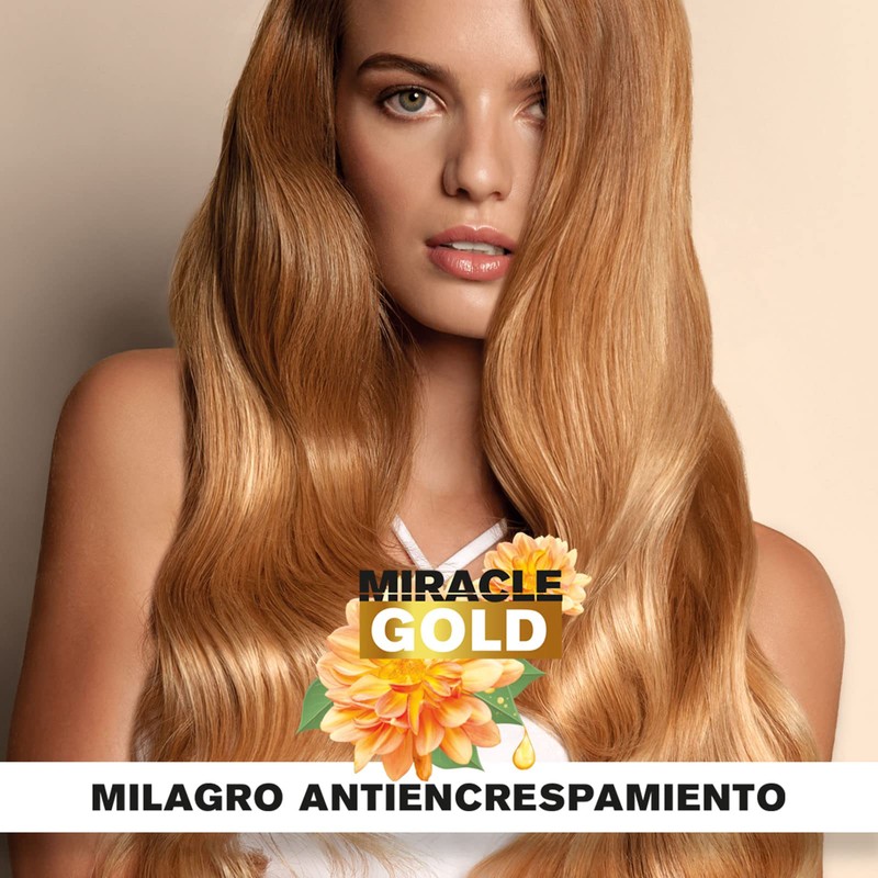 Tahe Miracle Gold Anti-Frisotti-Styling-Creme mit Keratin, Arganöl und Kamillenextrakt, 100