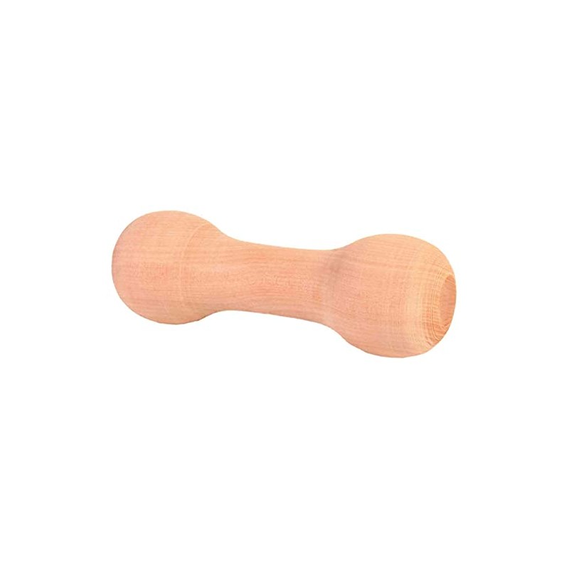 Trixie Rounded Wooden Retrieving Dumbbell, 125 g