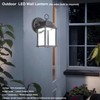 LIT-PaTH Outdoor LED Wall Lantern, Wall Sconce as Porch Lighting