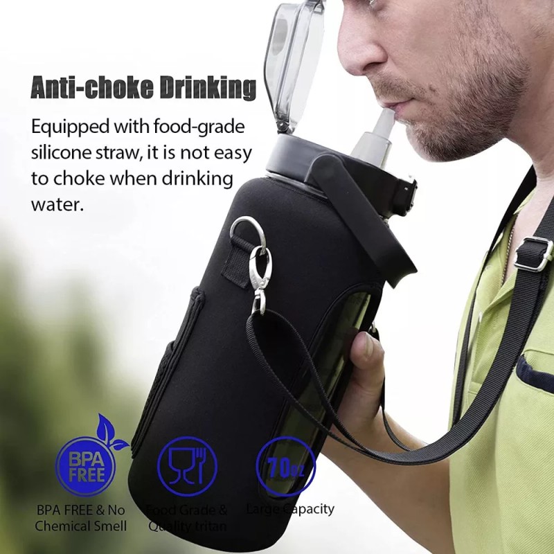 Generic W Botella De Agua De Medio Galón De 2