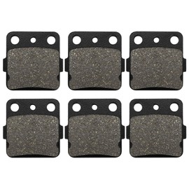 ZICOO Front & Rear Brake Pads for Honda TRX400EX 400EX Sportrax 2001-2008 / TRX400 EX Fourtrax 1999-2000 / TRX400X 400X 2009-2014 / TRX300EX 300EX 300 Fourtrax 1993-2008 / TRX250X 1987-1992
