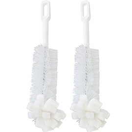 2 Pc Feeding Bottle Brush Sponge Scrub Cup Glass Washing Cleaning Cleaner Tool