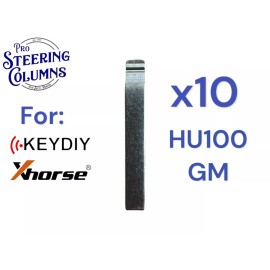 KEYDIY 10x XHORSE KEYDIY UNIVERSAL FLIP KEY REMOTE KEY BLADES UNCUT FOR GM HU100 B119