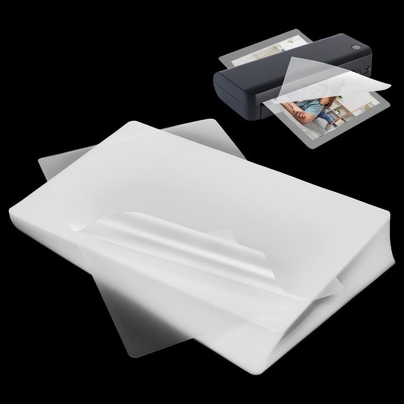 NBEADS 100 Stück Foto Heiß Laminierfolien, 21.5x13.4x0.01cm Transparent Laminierbeutel Folie