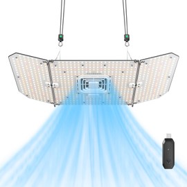 VIVOSUN AeroLight Wing AW200SE, LED Grow Light 200W with Integrated Circulation Fan & GrowHub Controller E25, Compatible with App & E42A, 3x3 Ft. Coverage, Establish an Intelligent Grow Environment
