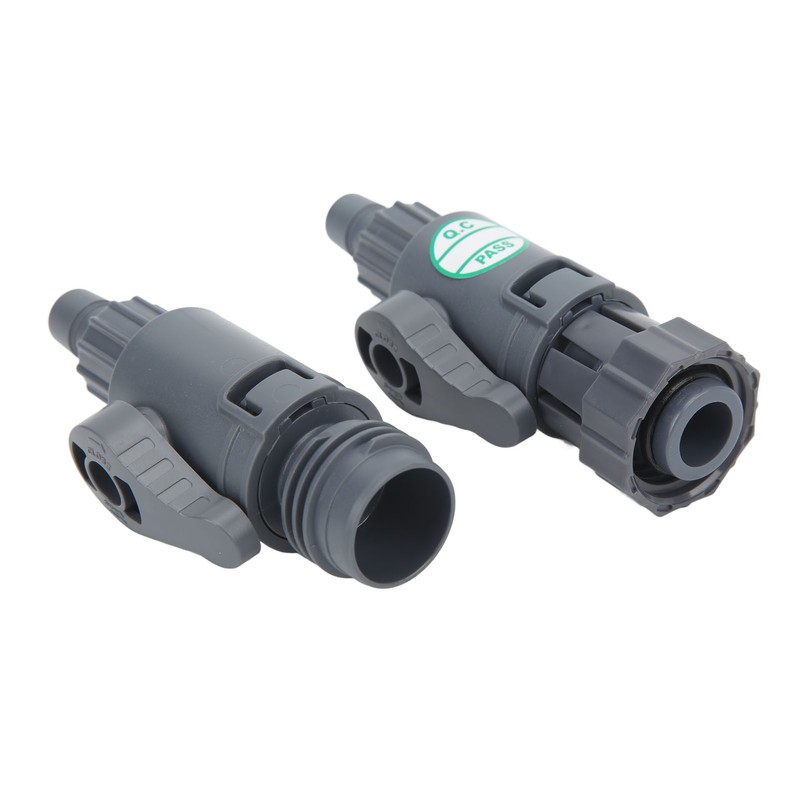 Aquarium Water Control Connector Double Valve Leakage Proof Quick Release