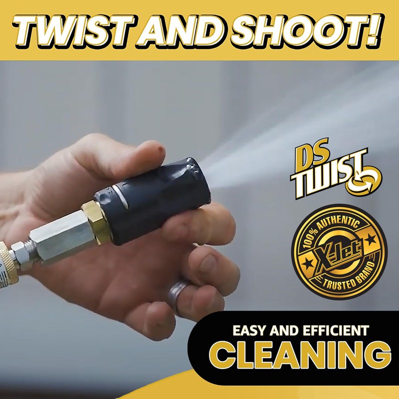 X-Jet DS Twist Nozzle - Adjustable Downstream Soft Wash Nozzle.