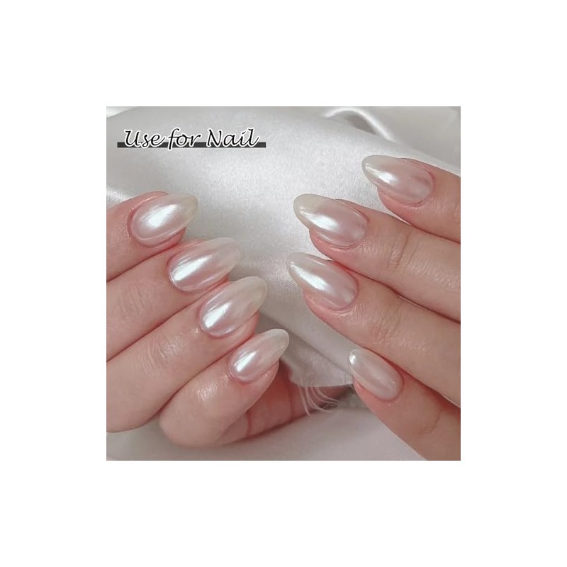 GJNL Upgrade Glassy Pearl Nail Powder - GJNL High Gloss