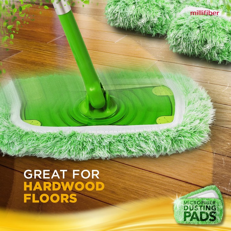 Millifiber Heavy Duty Duster Refills for Swiffer Sweeper Mop (2