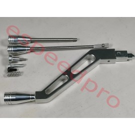 espeedpro21 Polished Billet Aluminum GM Column Shifter Turn Signal Lever Hazard Tilt Kit