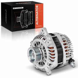 A-Premium Alternator Compatible with Infiniti Q50 2016-2022, Q60 2017-2021, 3.0L, 12V 150A 6-Groove Pulley Clockwise, Replace# 31004HK6A, A003TL0191