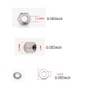 Rimless Glasses Screws Washer Nut Cap Screwdriver Stainless Steel Eyeglass