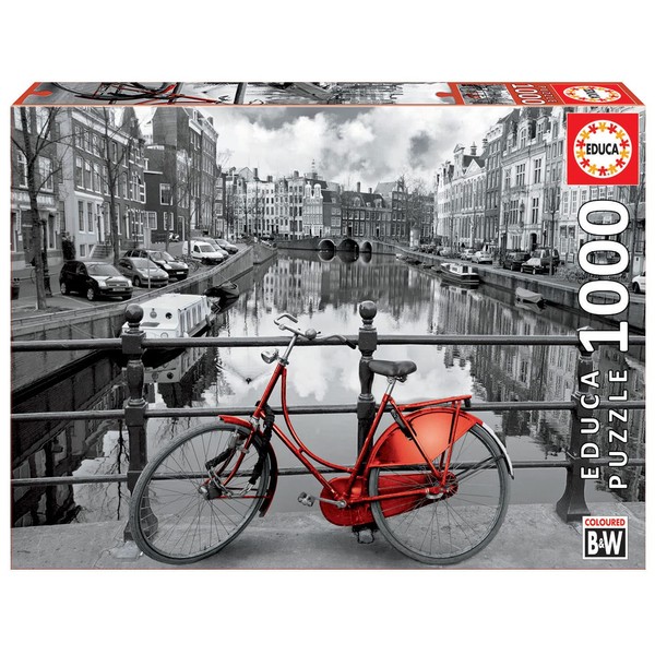 Educa Amsterdam Puzzle (1000 Piece), Black/White