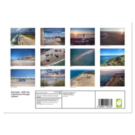 Denmark - By motorhome through Jutland (Monthly Wall Calendar 2025 11.7" x 16.5" (open)), CALVENDO 14 Month Calendar