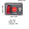 12V Ignition Switch Panel for Racing Car Ignition Starter Switches