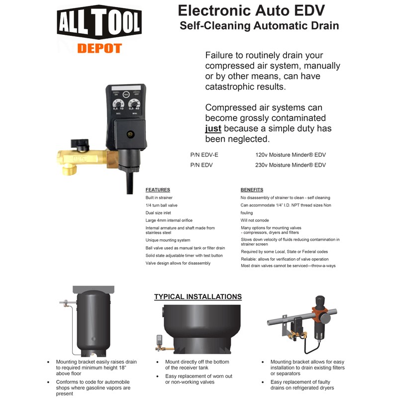 ALL Tool Depot All Tool Depot Automatic Electronic Timed Air