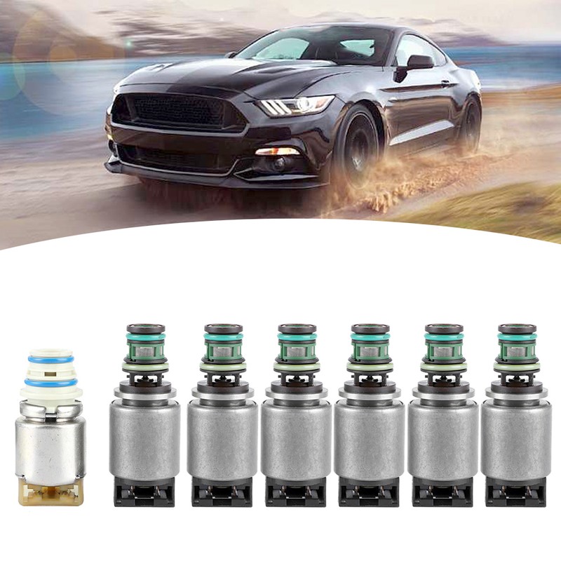 7pcs Transmission Valve Body Solenoid 6R60/6R80 Fit for Ford