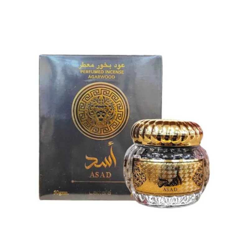 Lattafa Perfumes ASAD Incence Bukhoor Jar 100g