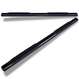 4" Oval Black Side Step Nerf Bars Rail Running Boards Compatible with 07-14 Ford Edge / 2007-2015 Lincoln MKX