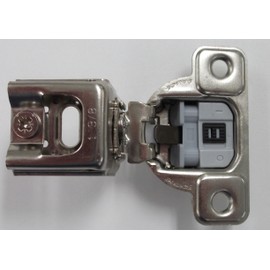 Salice Compact Soft Close Hinge 1-3/8" Overlay Pack of 10 Hinges with Screws and Bumpers CUP3CD9