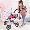 Bebamour Baby Doll Stroller Convertible Pram Stroller with Removable Travel