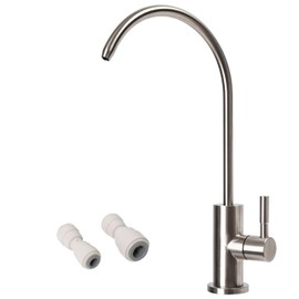 Allkorma Reverse Osmosis Filtered Water Faucet, Water Filter Faucet for Kitchen Sink, Reverse Osmosis Water Filtration System, SUS 304 Stainless Steel, Brushed Nickel