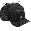 Kangol Faux Shearling Utility Flap Cap - Black/1SFM Black, One