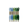 DMC 117-503 Six Stranded Cotton Embroidery Floss, Medium Blue Green,
