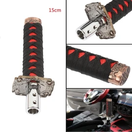 Samurai 1Pcs JDM Racing Samurai Sword Manuel Shift Knob Shifter Katana Metal Universal