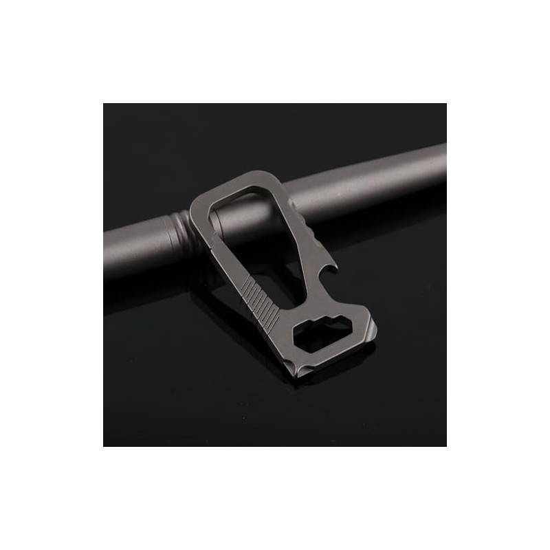 Titanium Key Chain Holder Keychain Carabiner EDC Bottle Opener Key