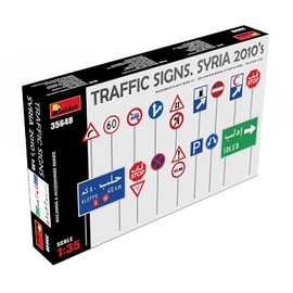 Miniart MA35648 1/35 Serie Road Sign Set, 2010s Plastic Model